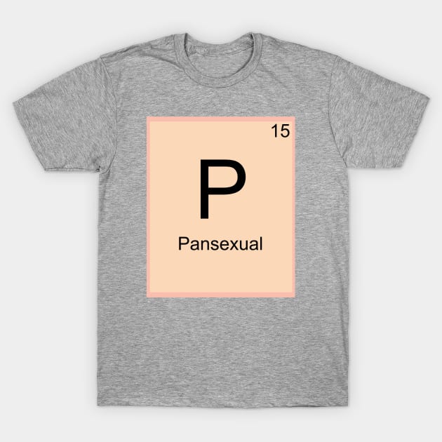 Pansexual Element T-Shirt by Bumblebi